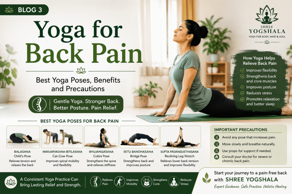Yoga for Back Pain: Best Yoga Poses, Benefits and Precautions